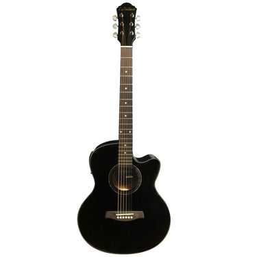 Guitarra Electroacustica La Sevillana Negro, Fo-300ceq Bkl